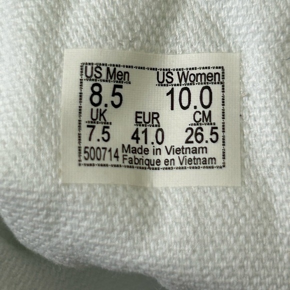 Vans Old Skool VN0A3WKT9M9 Unisex True White Skateboard Men’s 8.5 Women’s 10 - Picture 6 of 10